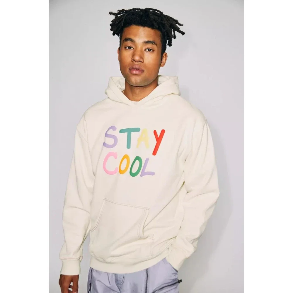 STAYCOOLNYC Urban Outfitters Exclusive Puff Print Hoodie Sweatshirt Men Size XL - Picture 2 of 15